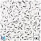 BeadTin White Opaque 7mm Coin Alpha Beads - Black Letter I (Bulk Buy)
